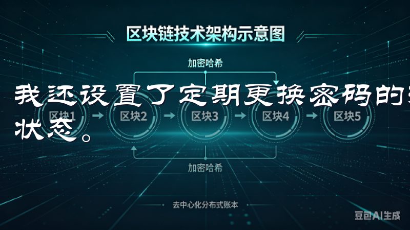 我还设置了定期更换密码的提醒，以确保我的账户始终处于安全状态。